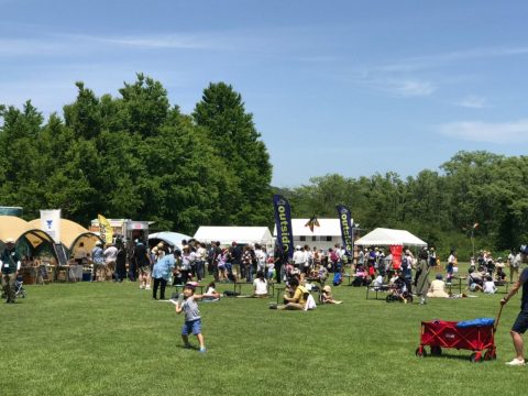 アウトドアパークみちのく　フレックスドリーム　flexdream　キャンプ　ヨガ　アウトドア　車中泊　みちのく湖畔公園　ランドクルーザー　８０　 (9)